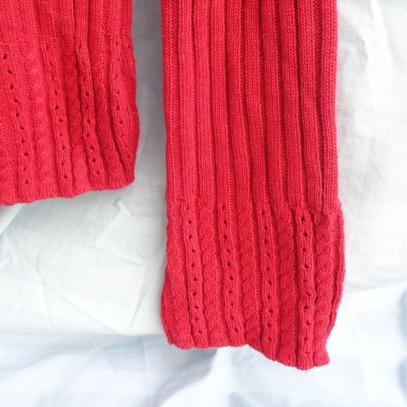 Y2K vintage turtleneck red sweater size M junior - Picture 6 of 9